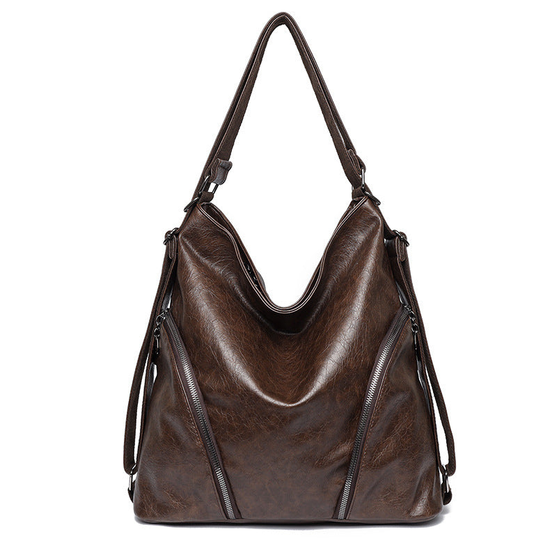 Fashionable Large-Capacity Casual Handbag Shoulder Bag And Crossbody Backpack