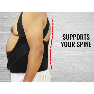 Posture Corrector Free Size Designed to provide exceptional Back Straight And Shoulder Support Belt