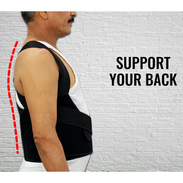 Posture Corrector Free Size Designed to provide exceptional Back Straight And Shoulder Support Belt